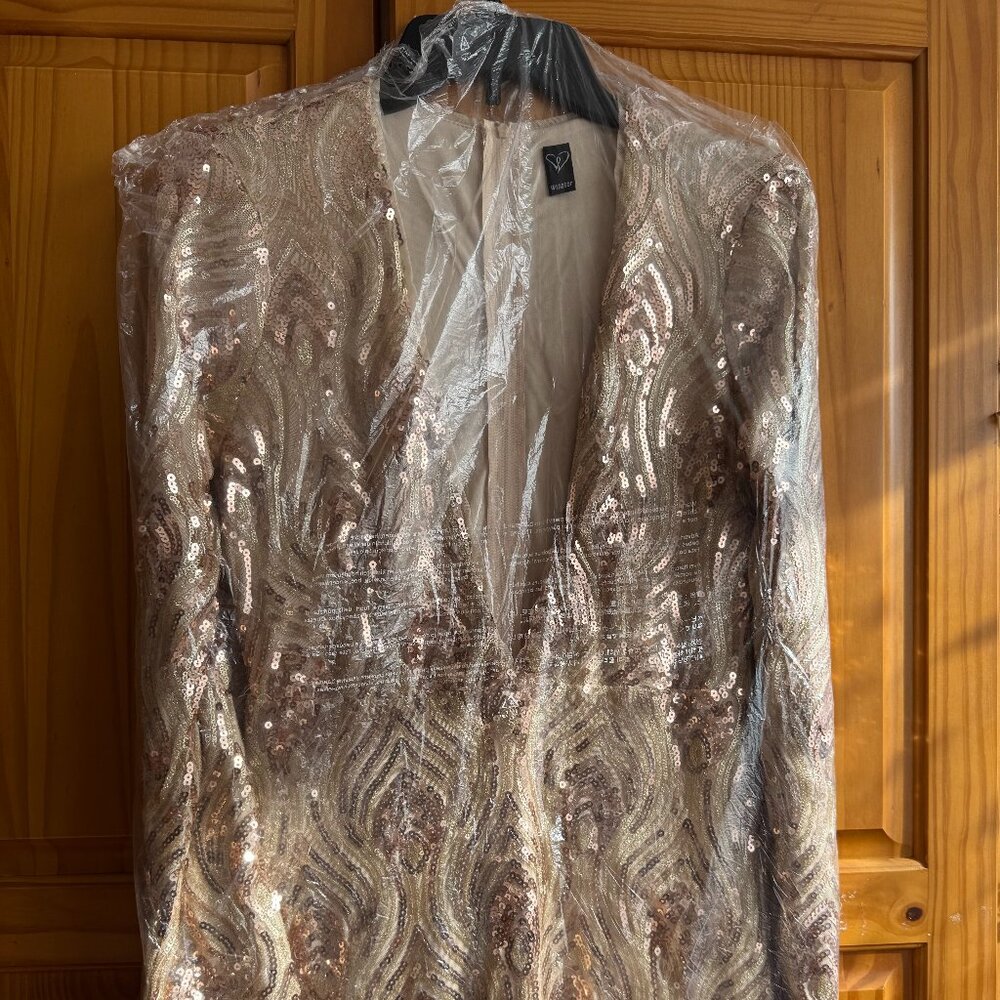 Windsor Maxi Gold Sequin Dress